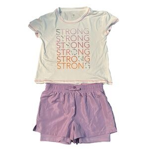 raffle @tatigoodies711Ideology girls 2-pc short set retail $40